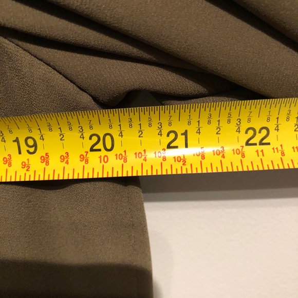 Dalia Zipper olive blazer Dressy Jacket Classy M - Picture 5 of 6